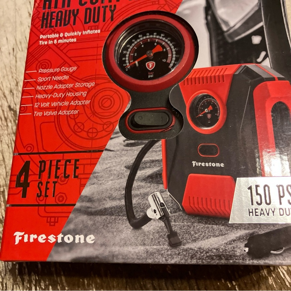Firestone Red Heavy Duty Air Compressor